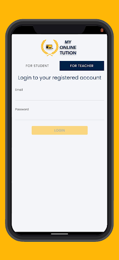 Android application My Online Tution Chat screenshort