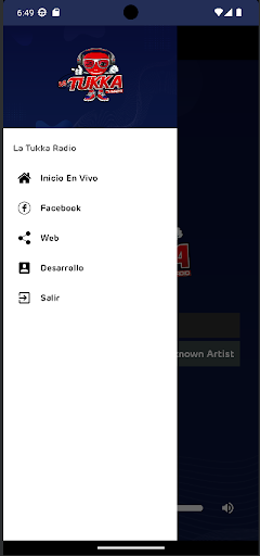 Android application La Tukka Radio screenshort