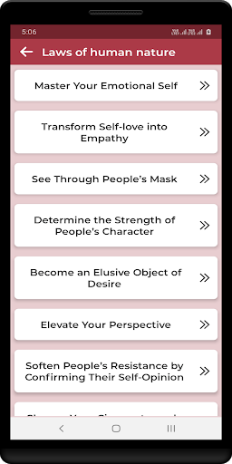 Laws of human nature Screen 3