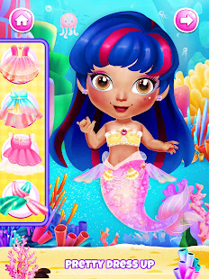 Princess Mermaid: Baby Games for Girls Kids screenshots apk mod 1