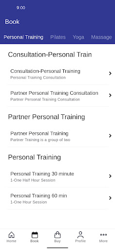 Balance for Life Fitness Screen 2