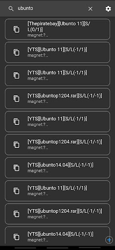 Search helper Screen 2