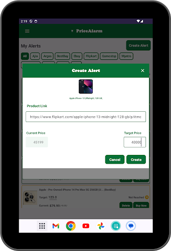PriceAlarm Price Drop Alerts