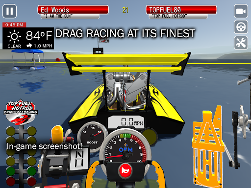 Top Fuel Hot Rod - Drag Boat Speed Racing Game screenshots 19