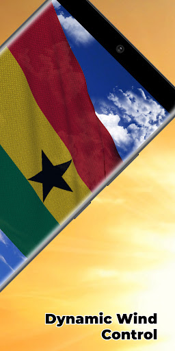 Ghana Flag Live Wallpaper Screen 2