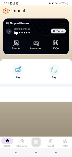 Demo Simpool Screen 2