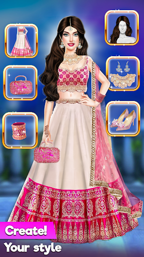 Indian Fashion: MakeUp DressUp screenshot 8