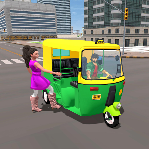 City TukTuk Auto Rickshaw Game logo