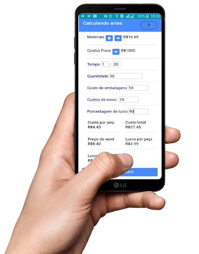 Android application Craft Calculator screenshort