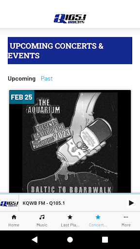 Q105.1 Rocks Screenshot 2 - AppWisp.com