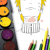 Ninja Manga Saga Coloring Game icon