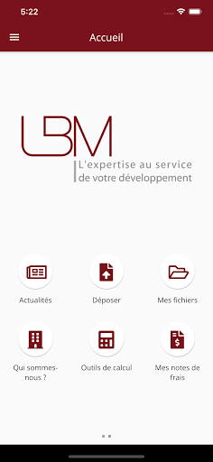 Android application LBM Associés screenshort