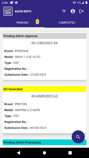 AEON CREDIT FIELD CREW Screen 3