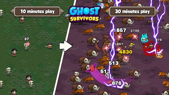 Ghost Survivors: Pixel Hunt MOD (Damage & Defense Multiplier, God Mode) 2
