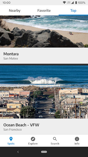 Pitted Surf Reports Screen 3