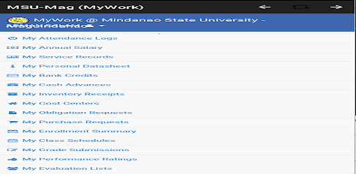 MSU-Mag(MyWork) Android App
