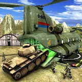 Offroad Army Truck Driving & Helicopter Sim 17 icon