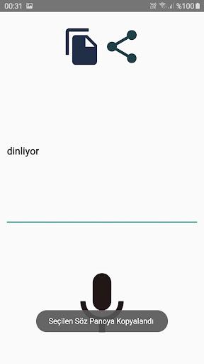 Konuş Yazdır Screen 3