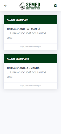 Android application Portal do Aluno - SEMED screenshort