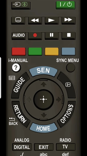 Smart TV Remote for Sony TV screenshot 1