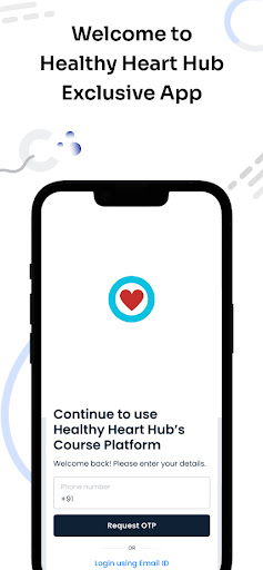 Android application Healthy Heart Hub screenshort
