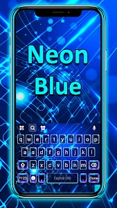 Tech Neon Blue Theme Unknown