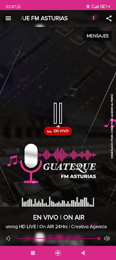 GuatequeFm Screen 2