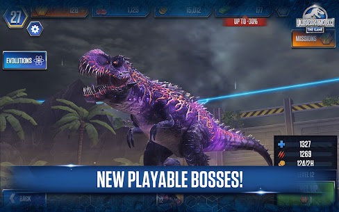 Jurassic World The Game 1.56.9 APK (MOD, Free Purchase) Free For Android 1