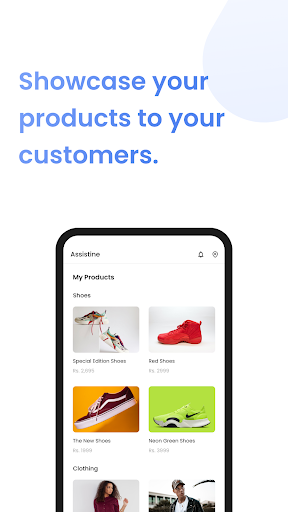 Assistine: Get an online store Screen 2
