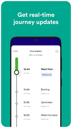 Screenshot of Trainline: Train travel Europe
