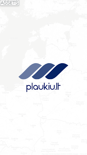 Android application Plaukiu.lt screenshort