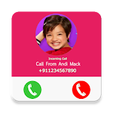 Call From Andi Mack Prank,Fake Call Simulator icon