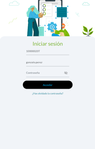Android application ATISA - HR Mobile screenshort