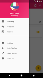 Italian  Filipino Offline Dictionary &  Translator