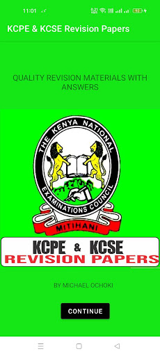Android application KCPE & KCSE Revision Papers screenshort