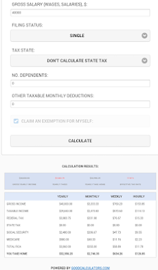 US Salary Tax Calculatorのおすすめ画像3