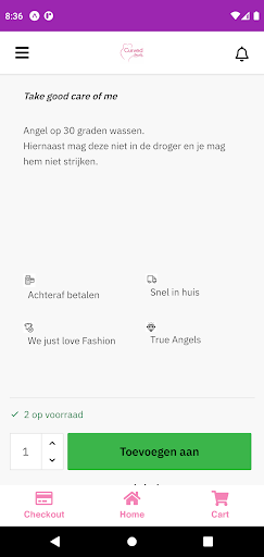 Android application Curved Angels screenshort