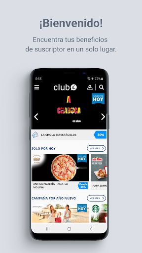 Android application Club El Comercio screenshort