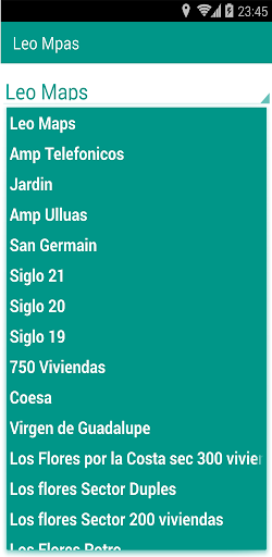 Leo Mapa Screen 2
