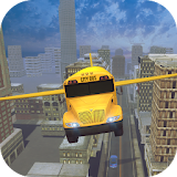 Flying School Bus Simulator icon
