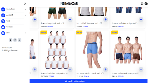 INDIABAZAR24 Screenshot 1 - AppWisp.com
