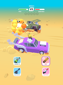 Desert Riders: Car Battle Game