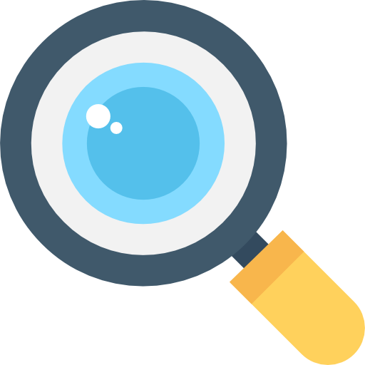 Magnifier - magnifying glass logo