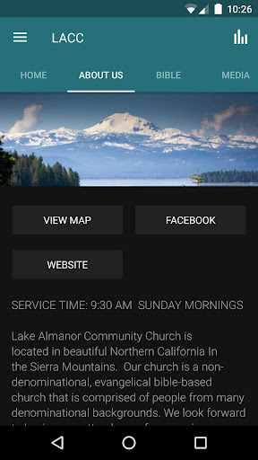 Lake Almanor Community Church Screen 2