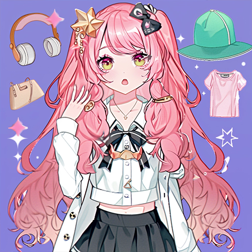 Anime Moe Girls Dress Up Games  Icon