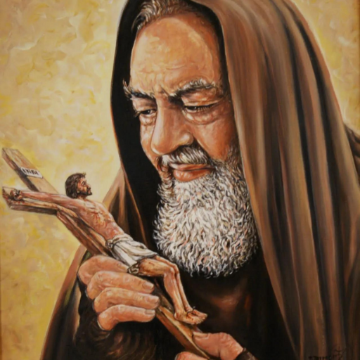Oraciones al Padre Pío logo