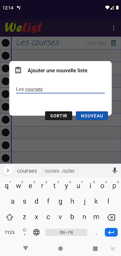WeList Screen 3