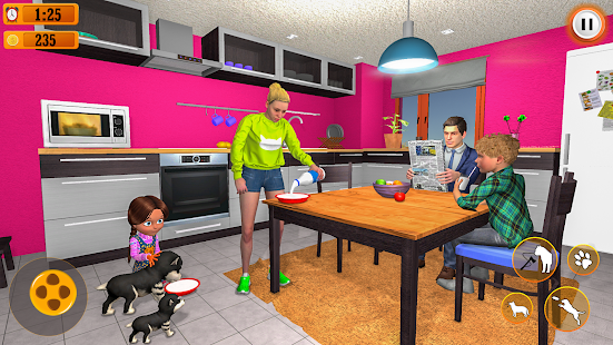 Virtual Pet Family Dog Game 3D apkdebit screenshots 8