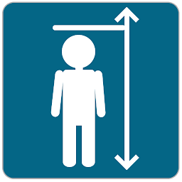 Icon image Height (height measurement)