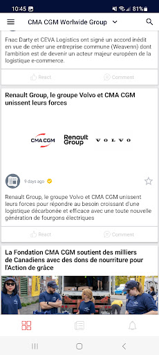 MySociabble CMA CGM Screen 3